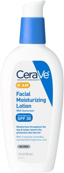 CeraVe AM facial moisturizing lotion with SPF 30