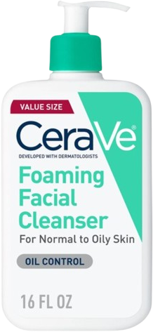 CeraVe oil control foaming facial cleanser