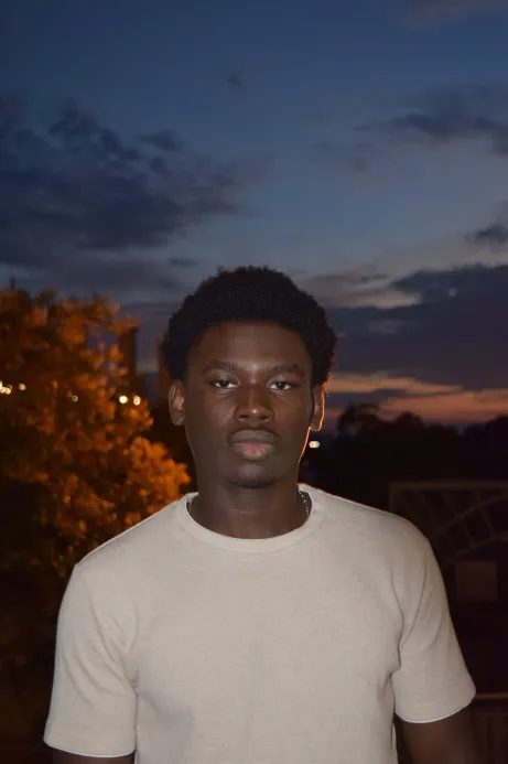 Close portrait of Joshua at dusk